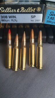 Naboje strelivo 308win alebo 7,62x51 sellier & bellot, fiocc - 3