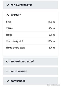 Konferenčný stolík do obývačky - 3