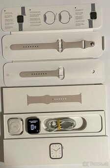 ⭐️Apple Watch Series 7 45mm Starlight Alu Star Sp Band GPS⭐️ - 3
