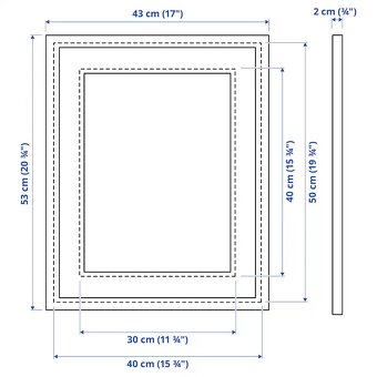 6x IKEA ram na obraz Silverhojden - 3