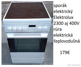 predám sporák aj s káblom rovno do zásuvky 230V - 3
