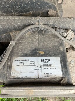 Hydraulické čelo Bär Cargolift BC 3000S4 - 3