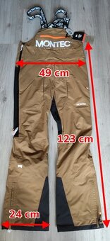 MONTEC FENIX 3L BIB pants freeride skialp nohavice, nové - 3