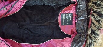 Zimná dievčenská bunda, veľ. 146 - 3