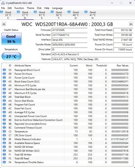 Western Digital Red SA500 2TB, 2,5", SATA III - 3