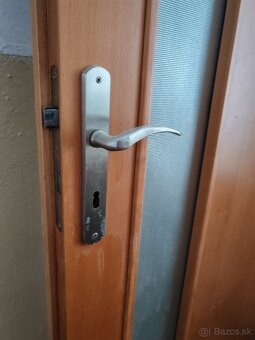 Dvere ľavé drevené 80tky - 3