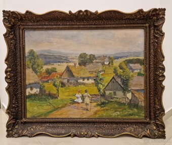 Obraz olejomalba starozitnost - 3