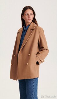 Vlneny kabát Reserved - 3