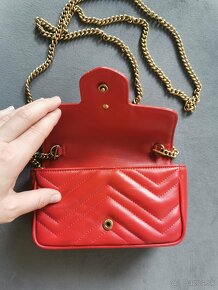 Cervena kabelka Gucci - 3