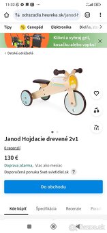 Predám odrážadlo/hojdacku 2v1 Janod - 3