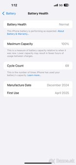 Predavam iphone 16 plus 128GB modra farba - 3