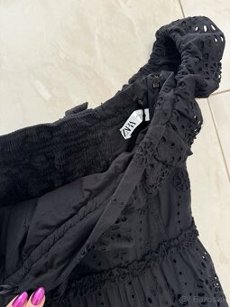 Madeirové šaty ZARA (XS) - 3