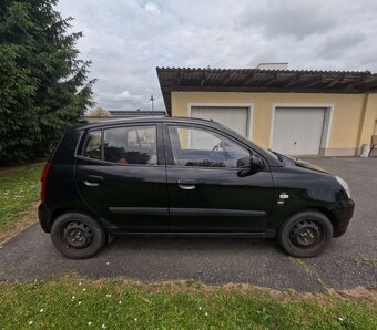 Kia picanto 1.0i rok 2007 čierna - 3