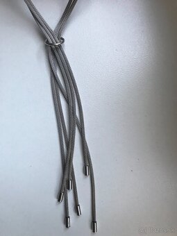 Elegantný strieborný náhrdelník – nový, darčekové bal - 3