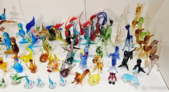 sklenené figúrky Murano - 3