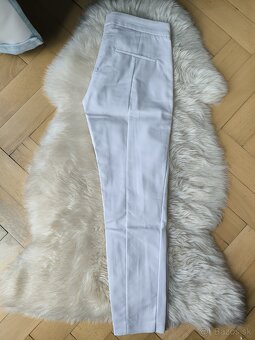 Biele dámske nohavice Mango, veľ. 34 - 3