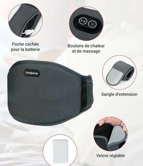 Elektronický masážny a hrejivý pás Comfytemp - 3