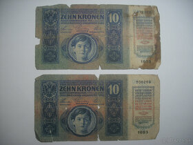 Bankovky Rakúsko-Uhorsko 1913, 1914, 1915 - 3