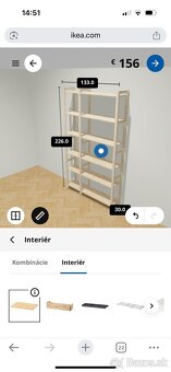 Policová zostáva Ikea Ivar - 3