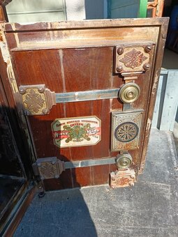 Starožitný trezor popelka Wiese & Comp - 3