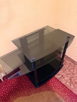 Konferencny stolik tmave sklo - 3