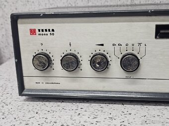 MONO 50 》Tesla AZK405 》Starožitný elektronkový zosilňovač - 3