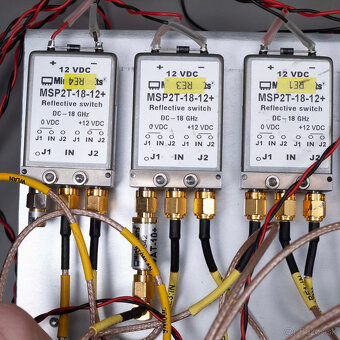 Mini-Circuits 6x MSP2T-18-12+ 9x ZFSC-2-4-S+ - 3