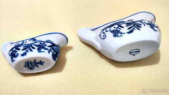Originál cibuľový porcelán - Omáčniky a svietnik - 3