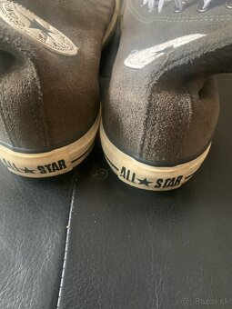 Tenisky Converse, 39 a pol, velúrový povrch, sivé - 3