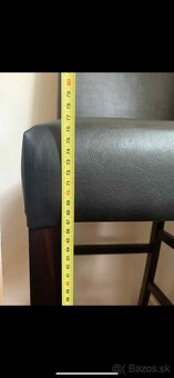 Drevená barová stolička - 3