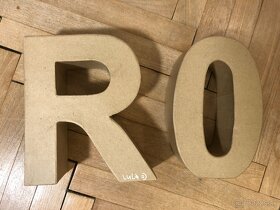 Velke kartonove pismena - 3