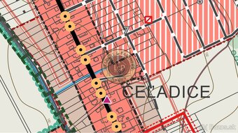 Pozemok na výstavbu RD v obci Čeľadice 3486m2 - 3