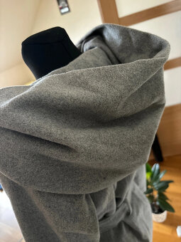 Jesenný dámsky kabát zn. Amisu č. 38 s ovčou vlnou - 3