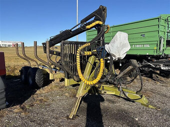 Lesný príves Holzknecht s hydraulickou rukou 6,3 m, r. 2004 - 3