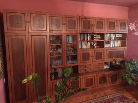 Obývacia stena - skrine z čerešňového dreva - 3