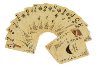 Retro balíček poker kariet na vintage štýl - 3