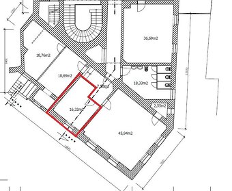 nebytový priestor 16.32m Dolna ulica Banská Bystrica - 3