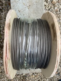 Predám oceľové lano hrúbka 3mm - 3