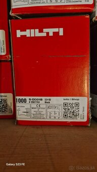 Skrutky hilti, natĺkacie kovové klince - 3
