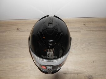 Predam krasnu novu karbonovu moto prilbu znacky SHARK SPARTA - 3