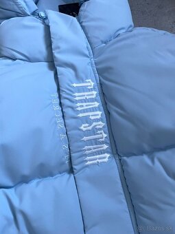 Trapstar Decoded 2.0 Puffer Jacekt – Ice Blue, Grey - 3