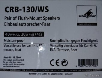 Stropne repro Monacor CRB-130/WS - 3