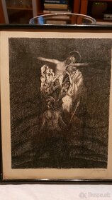 Predám obraz Mikuláš Galanda , názov Golgota , 1923 - 3