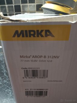 Bruska lesticka Pulirka MIRKA battery 77mm orbital 12mm NOVA - 3