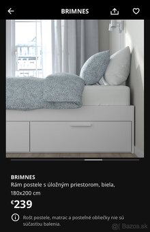 Manželská posteľ IKEA - 3