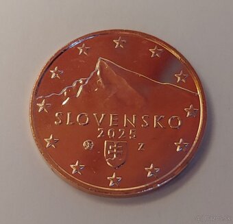 Predám UNC slovenské obehové euromince 2025. - 3
