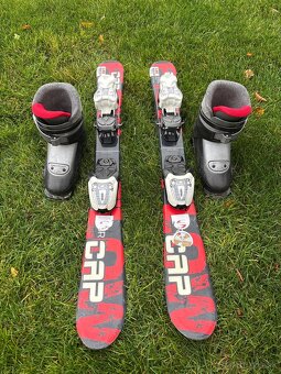 Detský lyžiarsky set (lyže, lyžiarky, palice) - 3