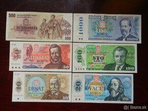 Československé UNC bankovky a iné - 3