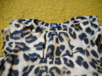 dievčenský top s leopardím vzorom 140cm - 3