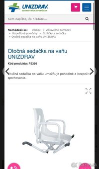 Otočná sedačka na vaňu - 3